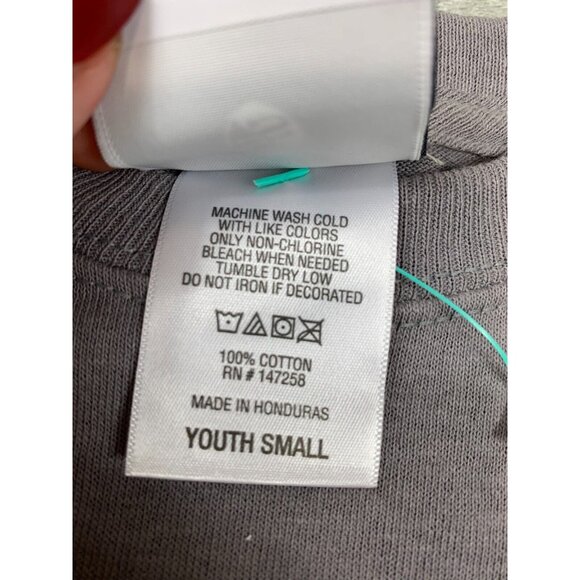 Simply Southern Shirt Girl Small Gray Long Sleeve Shirt It's Christmas Yall - Picture 9 of 12